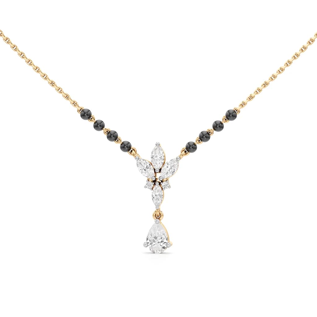 Drop Diamond Mangalsutra — image 1