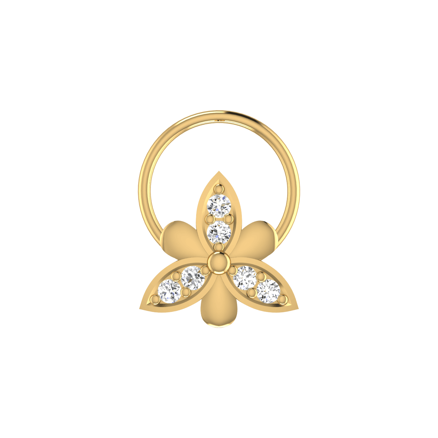 The Blossom Elegance Nose Pin — image 1