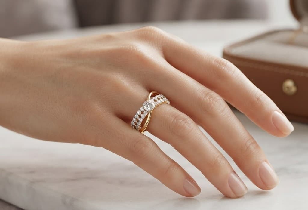 The Entwined Destiny Diamond Ring — image 1