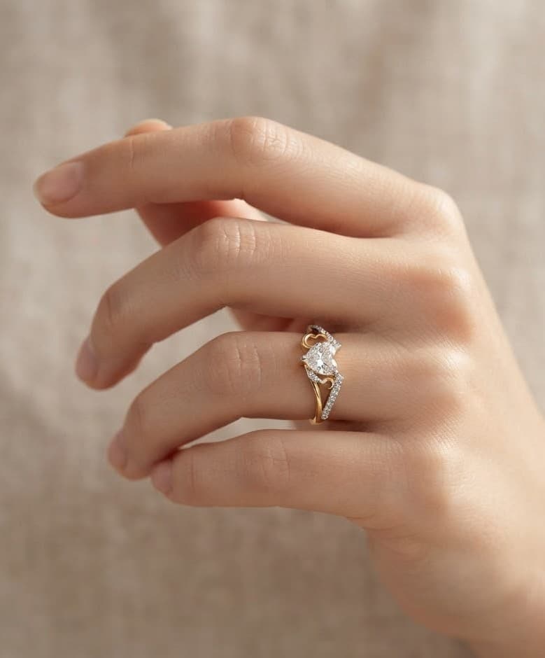 The Captive Heart Diamond Ring — image 1